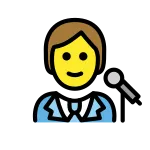 Singer SVG Icon